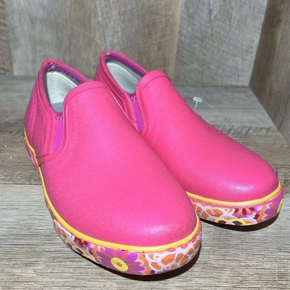 NEW Bogs Slip-on Rain Shoes Burnside Waterproof Low Top